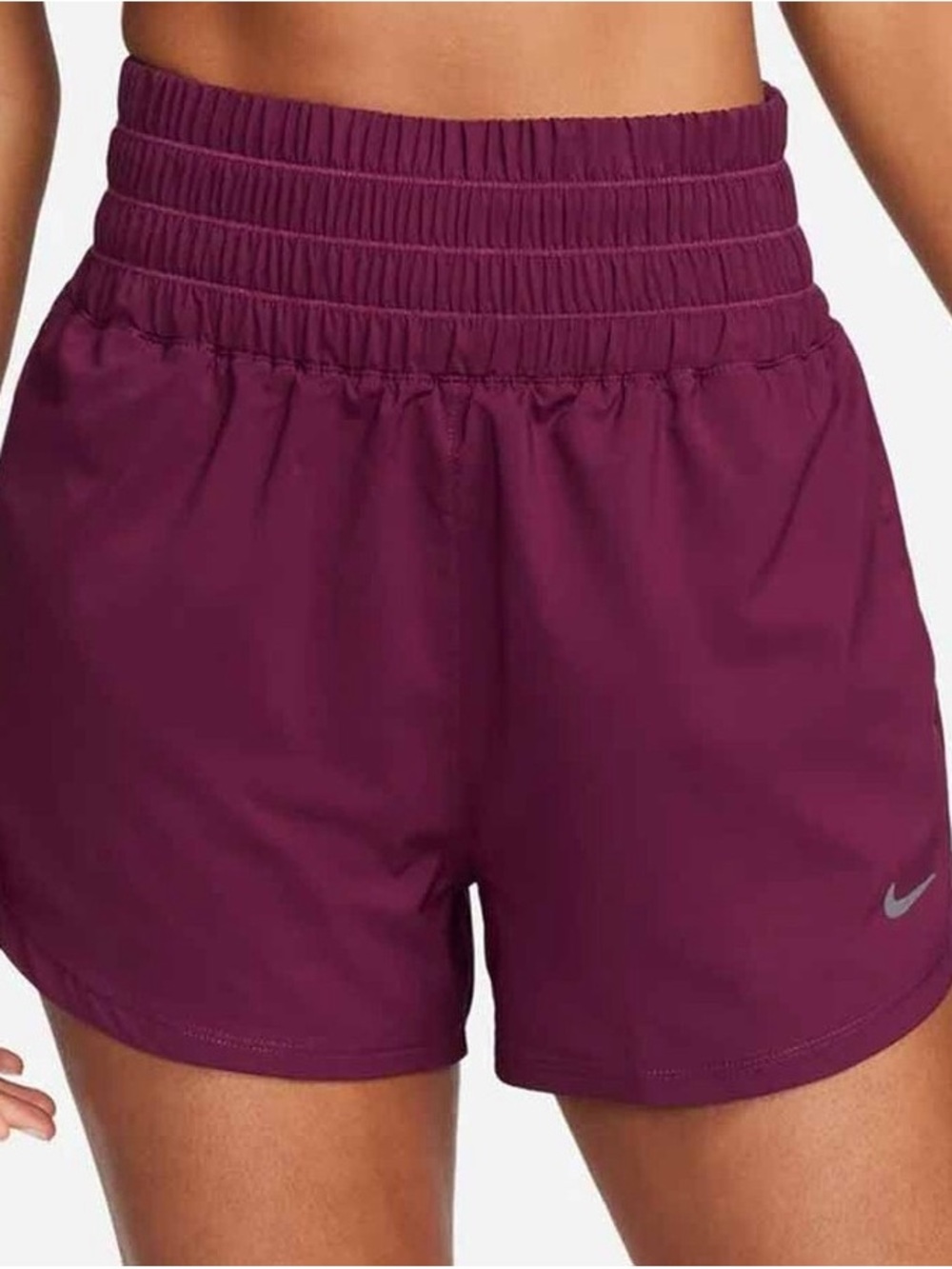 Nike Women’s Athletic High-Waist Shorts - Plum